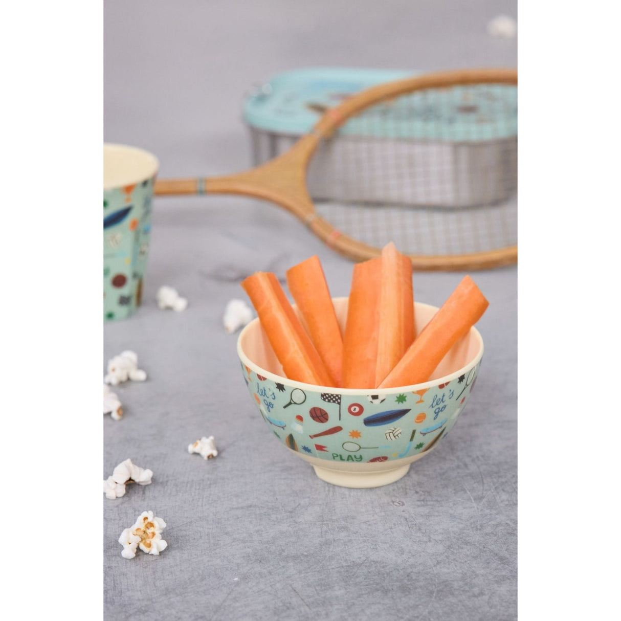 Rice Sports Print Melamine Bowl Small 300 Ml