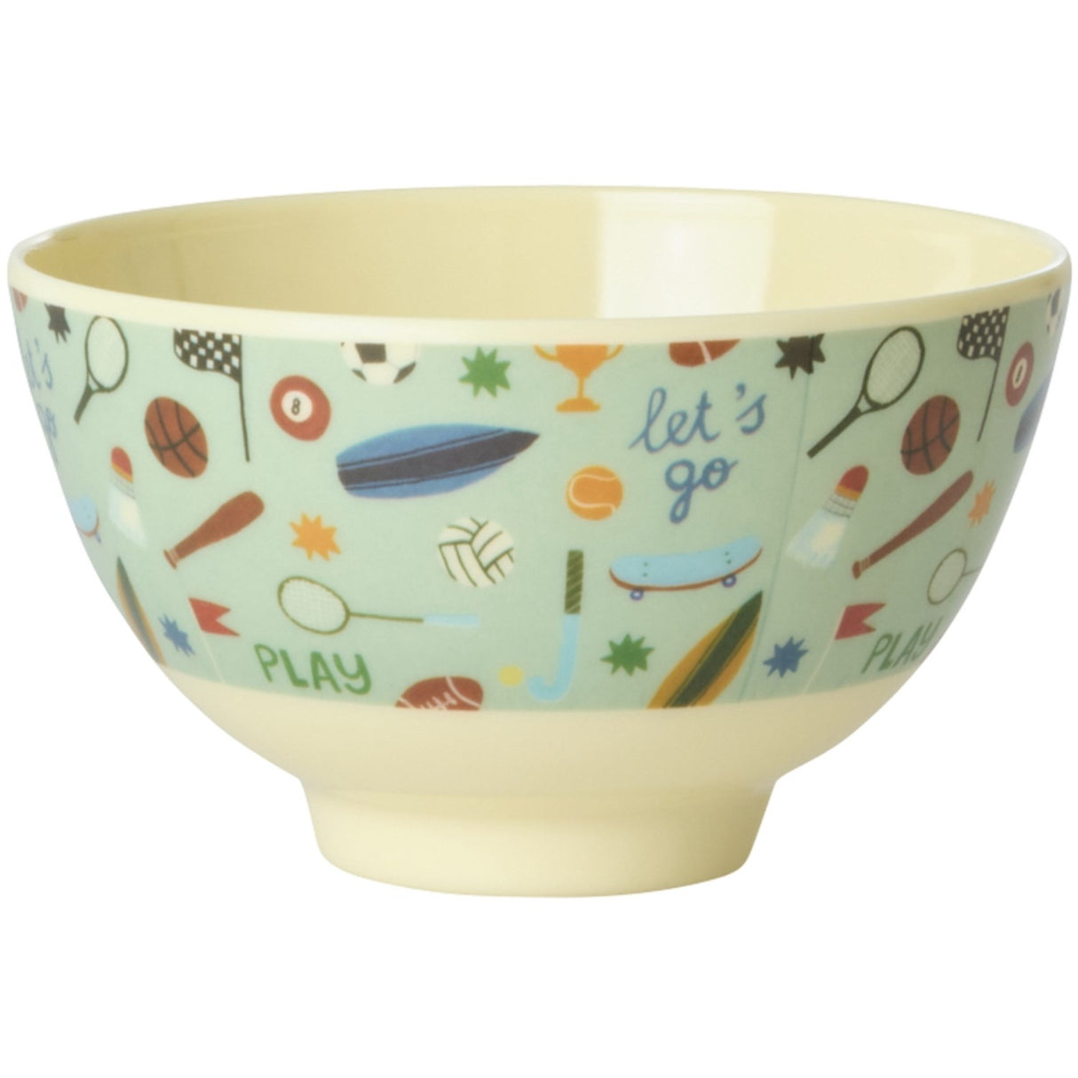 Rice Sports Print Melamine Bowl Small 300 Ml
