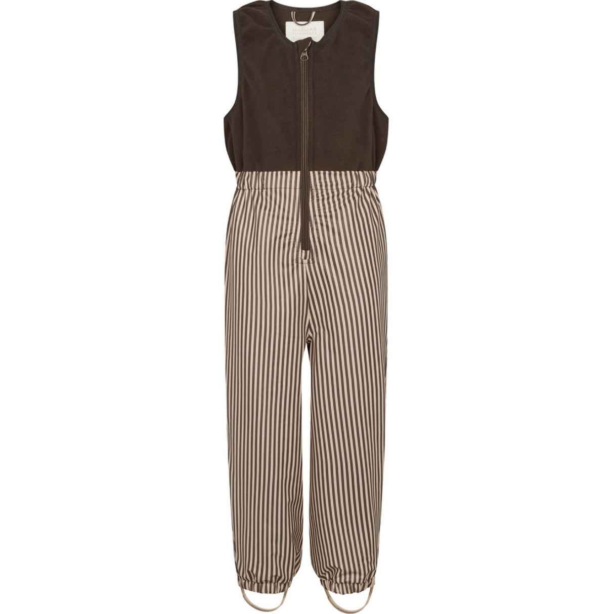 MarMar Rainwear Fleece Brown Stripe Obo Set