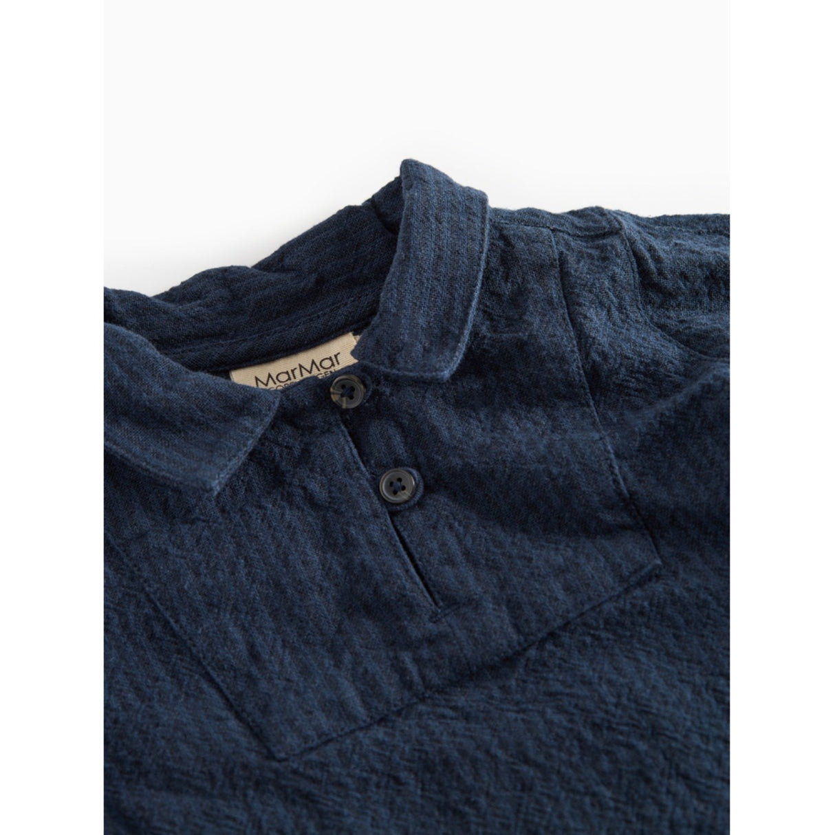 MarMar Chambray Dark Blue Stripe Tovas Blouse