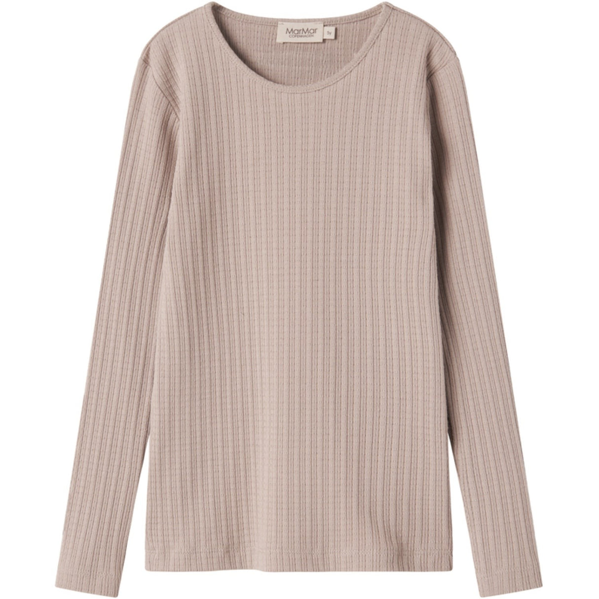 MarMar Modal Pointelle Rib Soft Beige Tamra Blouse