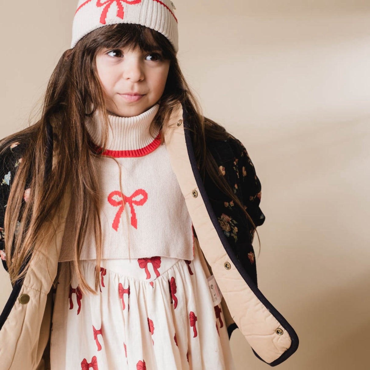 That's Mine Almond Peach Louise Neckwarmer