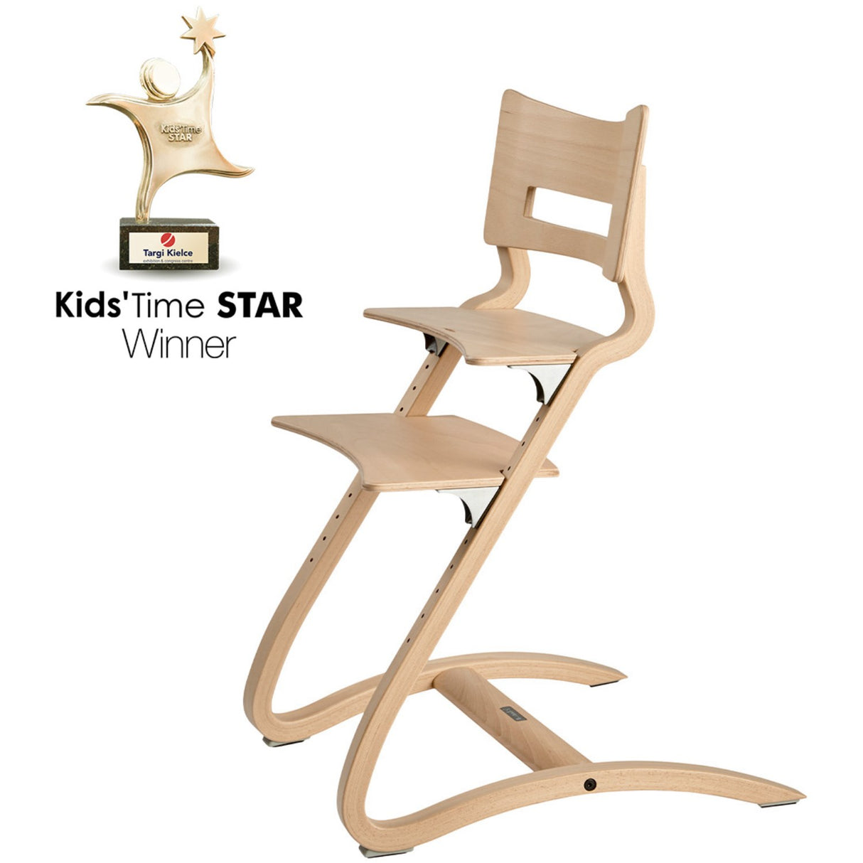 Leander Whitewash Classic™ High Chair Without Safety Bar