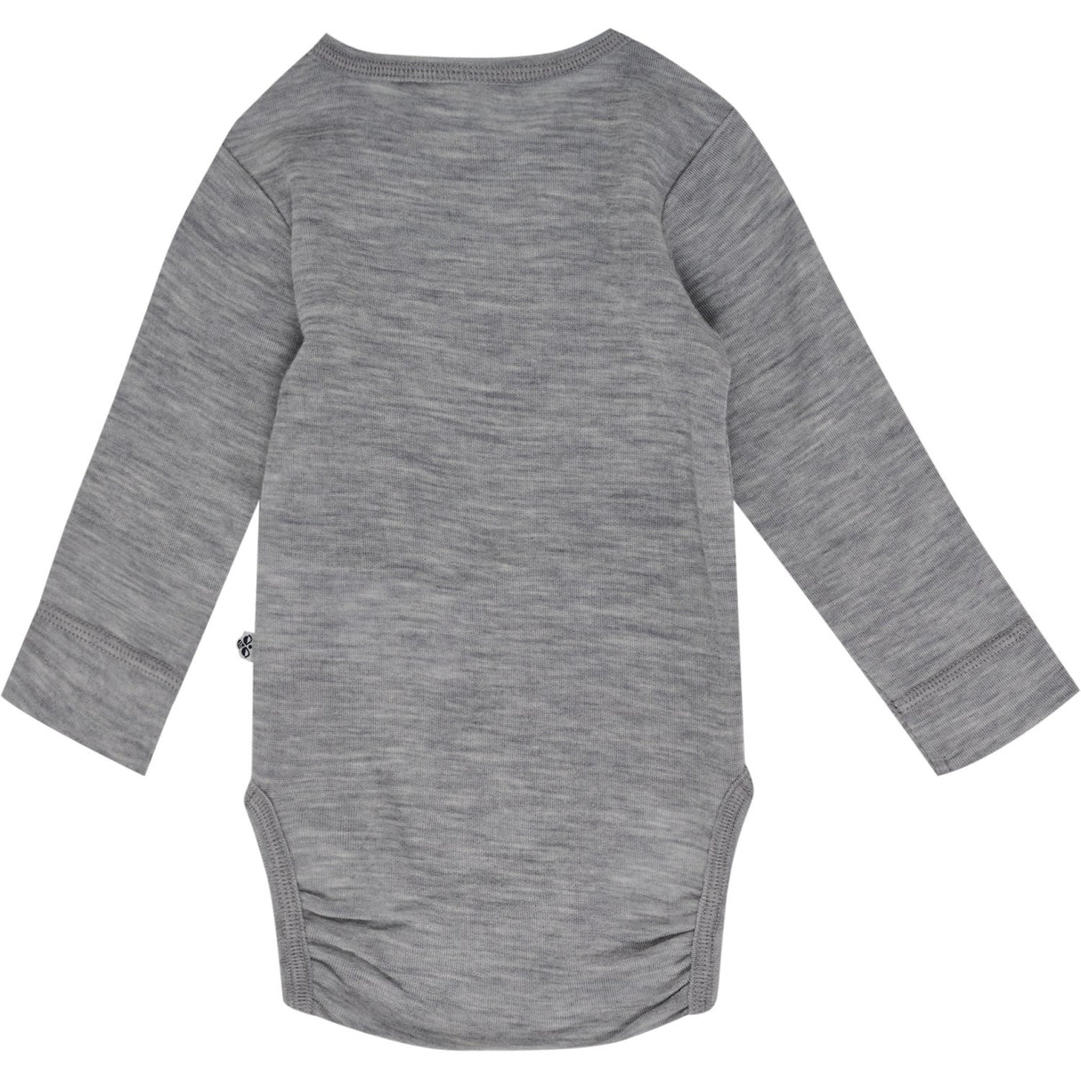 Hummel Grey Melange Mini Wool Rib Body L/S
