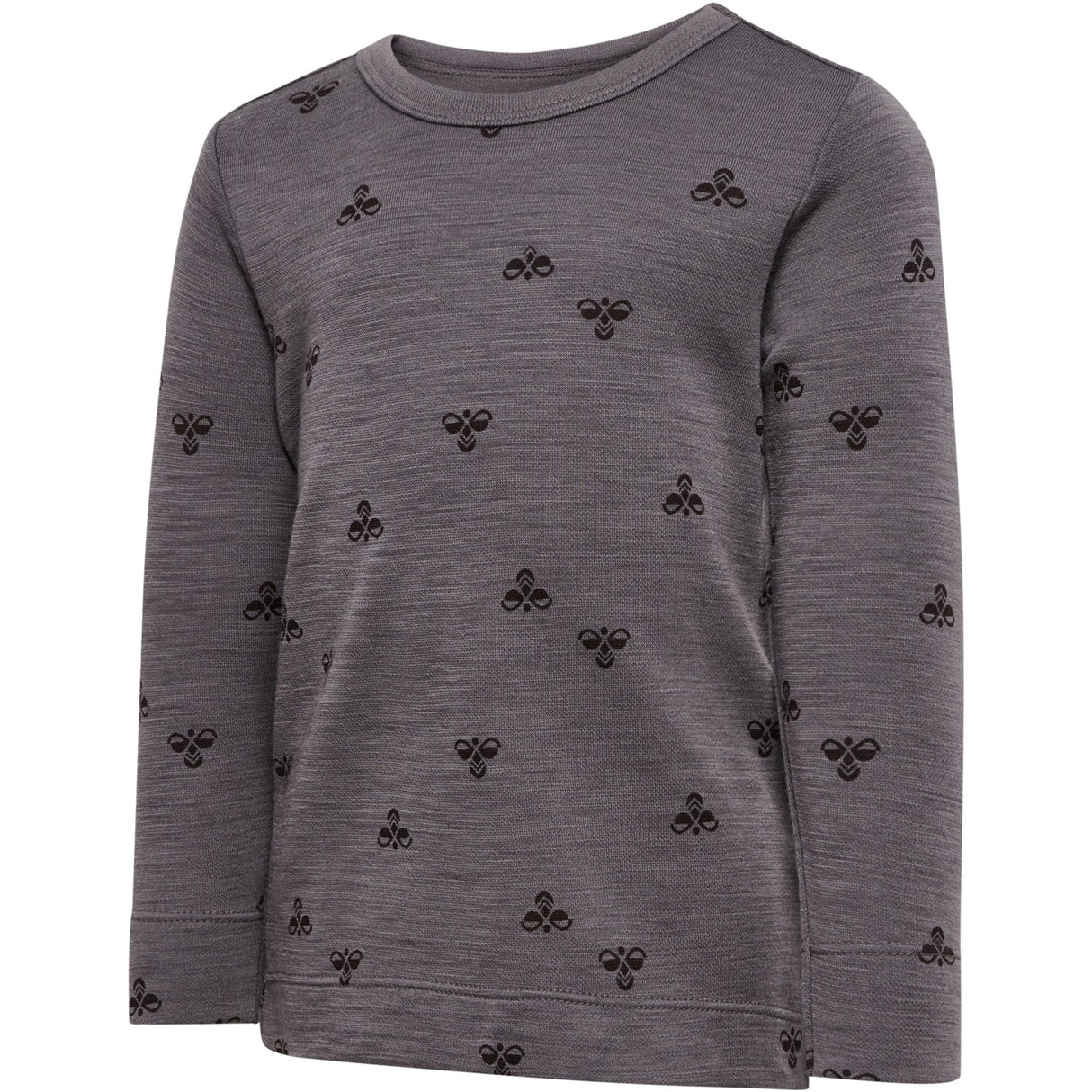 Hummel Charcoal Gray Mini Wool T-Shirt L/S