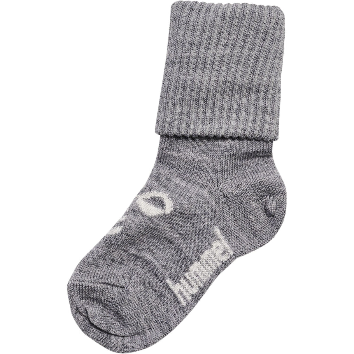 Hummel Grey Melange Mini Wool Socks