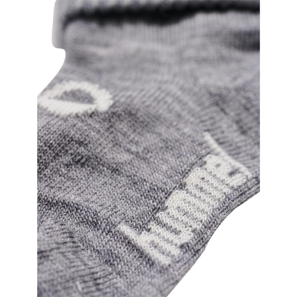 Hummel Grey Melange Mini Wool Socks