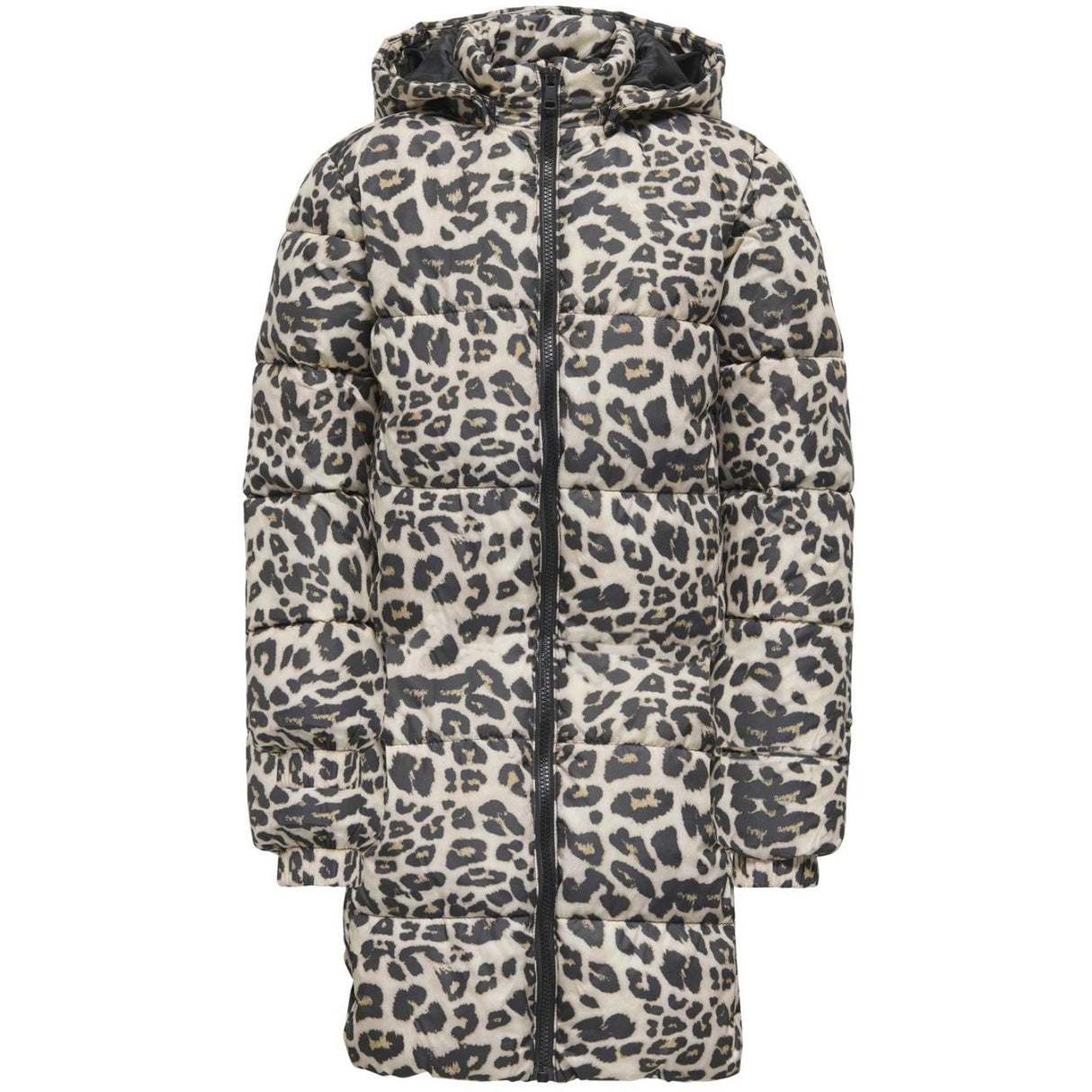 kids ONLY Silver Mink Leo Kogdalia Puffer Aop Jacket Cs Otw