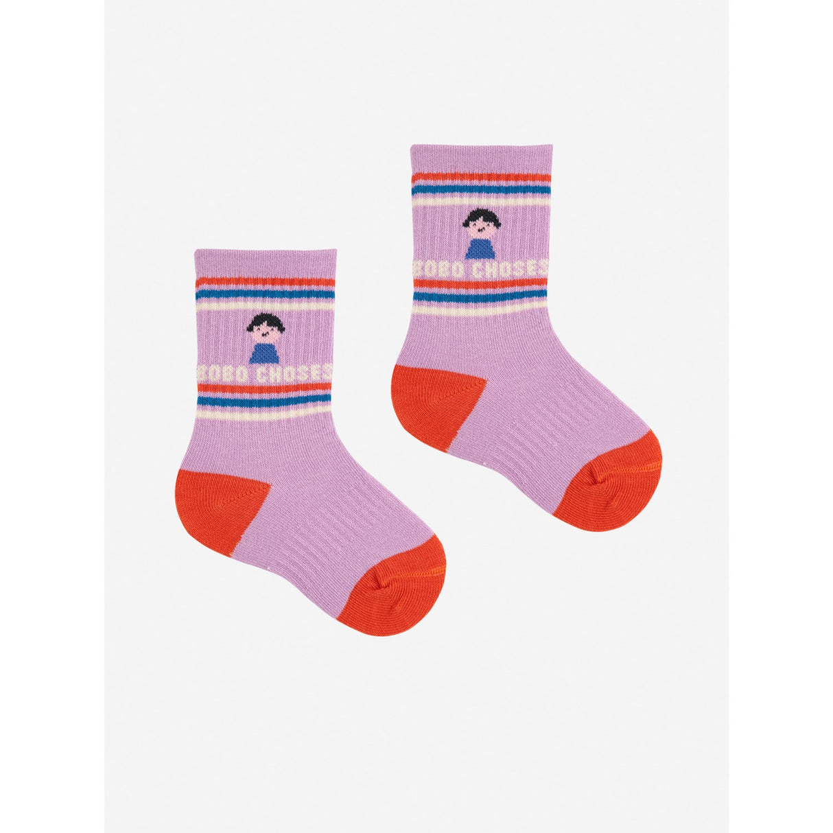 Bobo Choses Lavender Game Pawns Short Socks