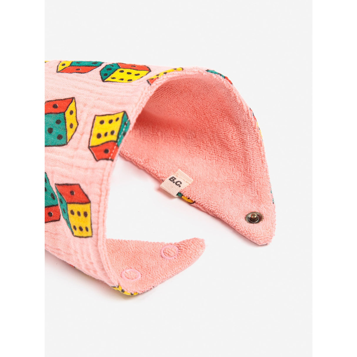 Bobo Choses Pink Roll The Dice Bib Set