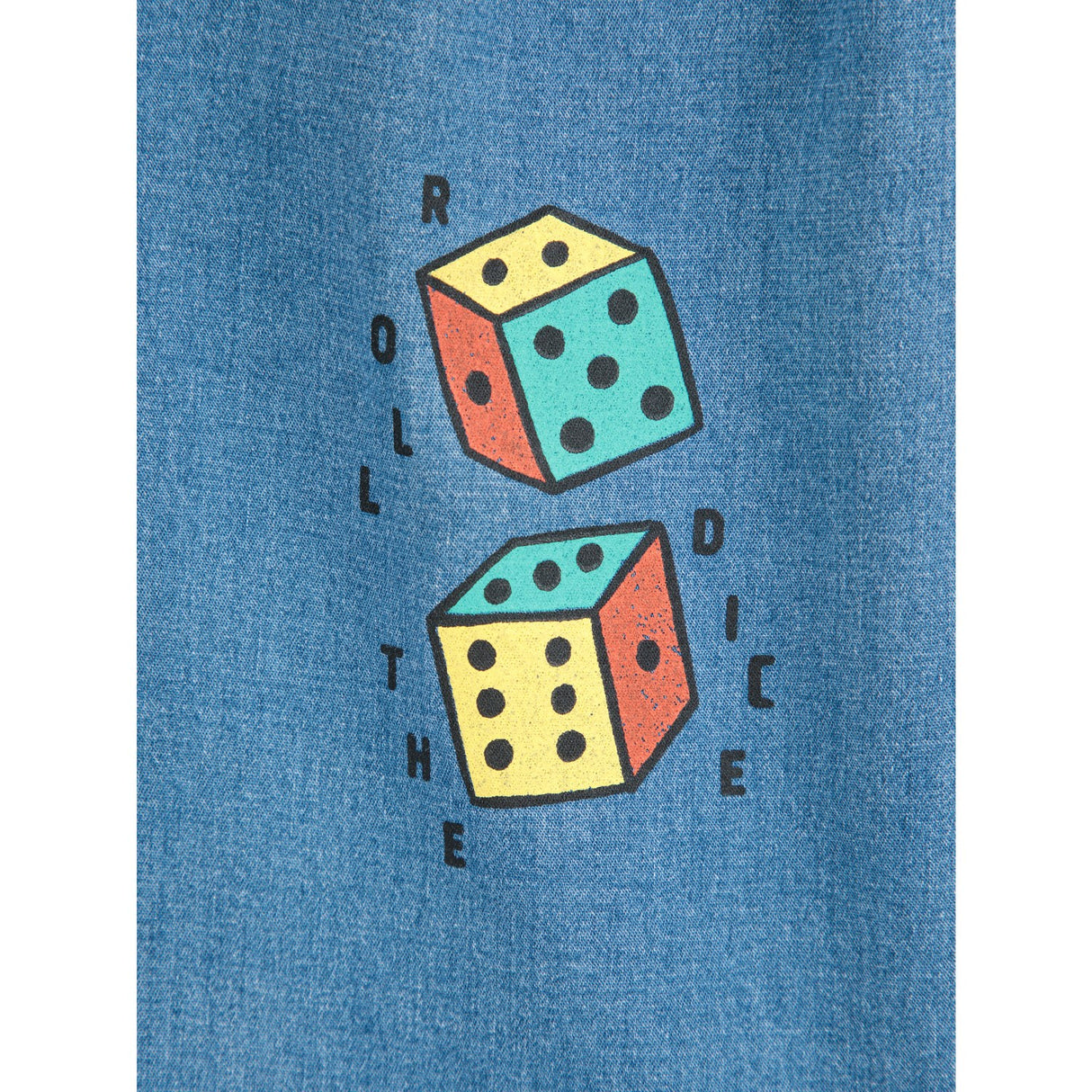 Bobo Choses Navy Blue Roll The Dice Light Denim Pants