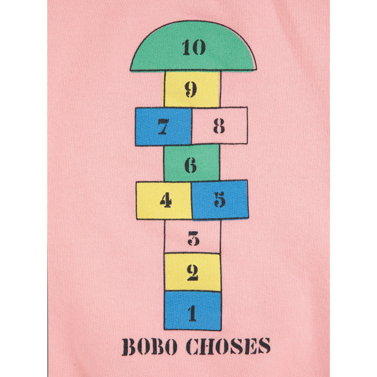 Bobo Choses Pink Hopscotch Sweatshirt