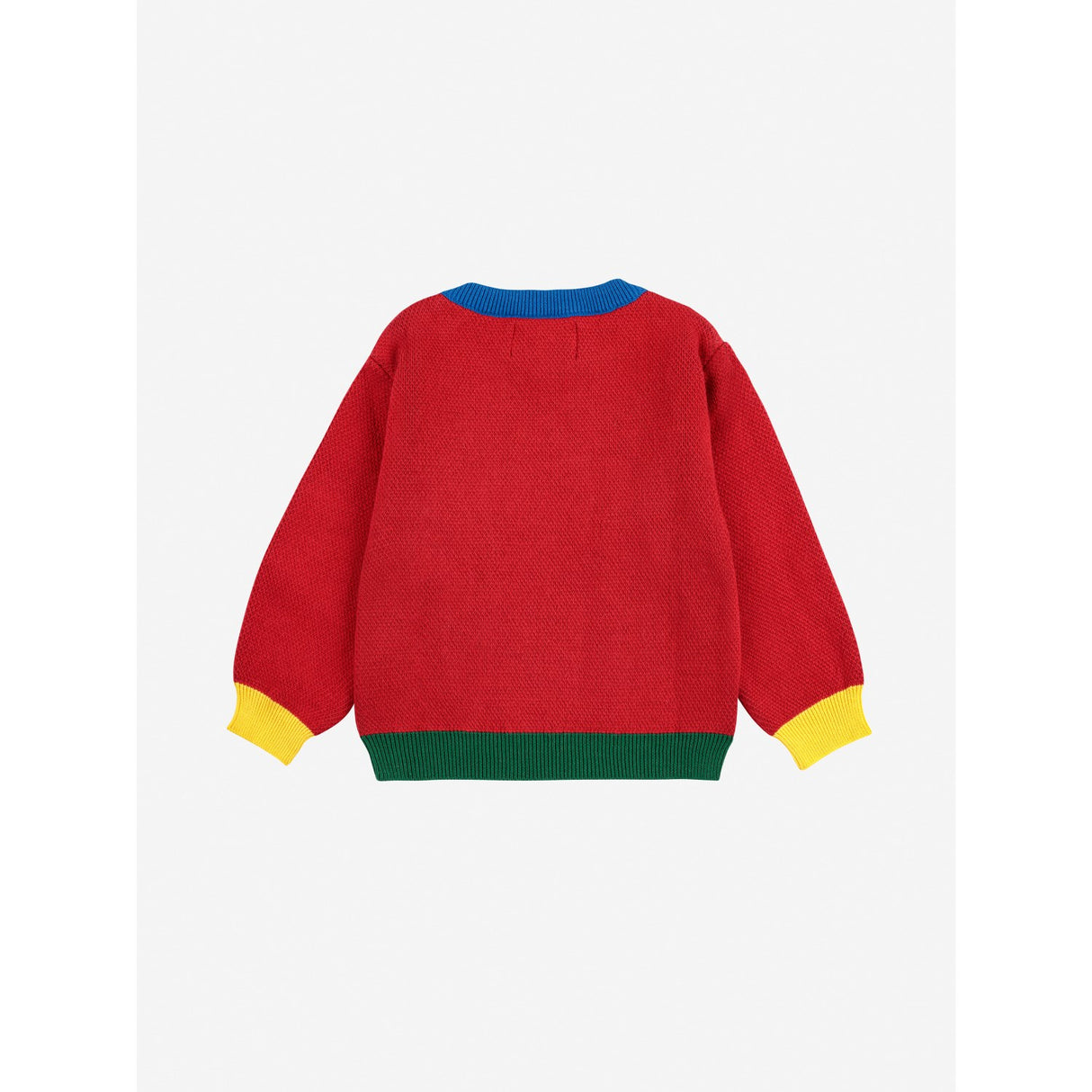 Bobo Choses Red Doggy Mate Jacquard Jumper