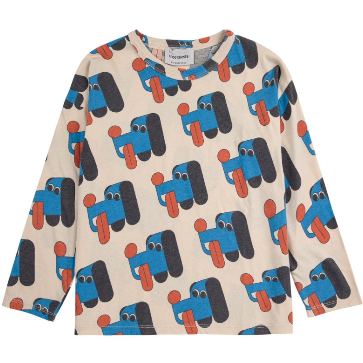 Bobo Choses Offwhite Doggy Mate All Over T-Shirt