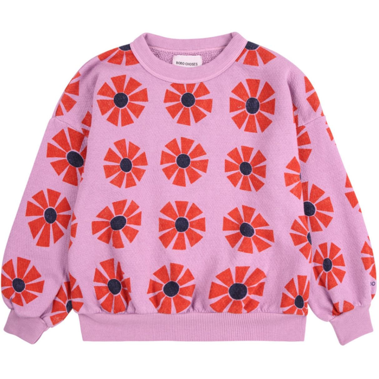 Bobo Choses Purple Kaleidoscope All Over Sweatshirt