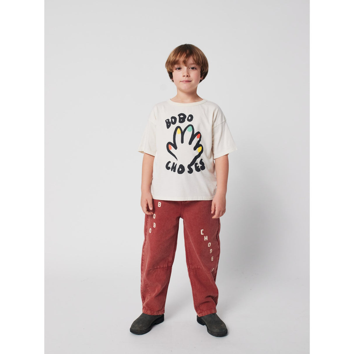 Bobo Choses Offwhite High Five T-Shirt