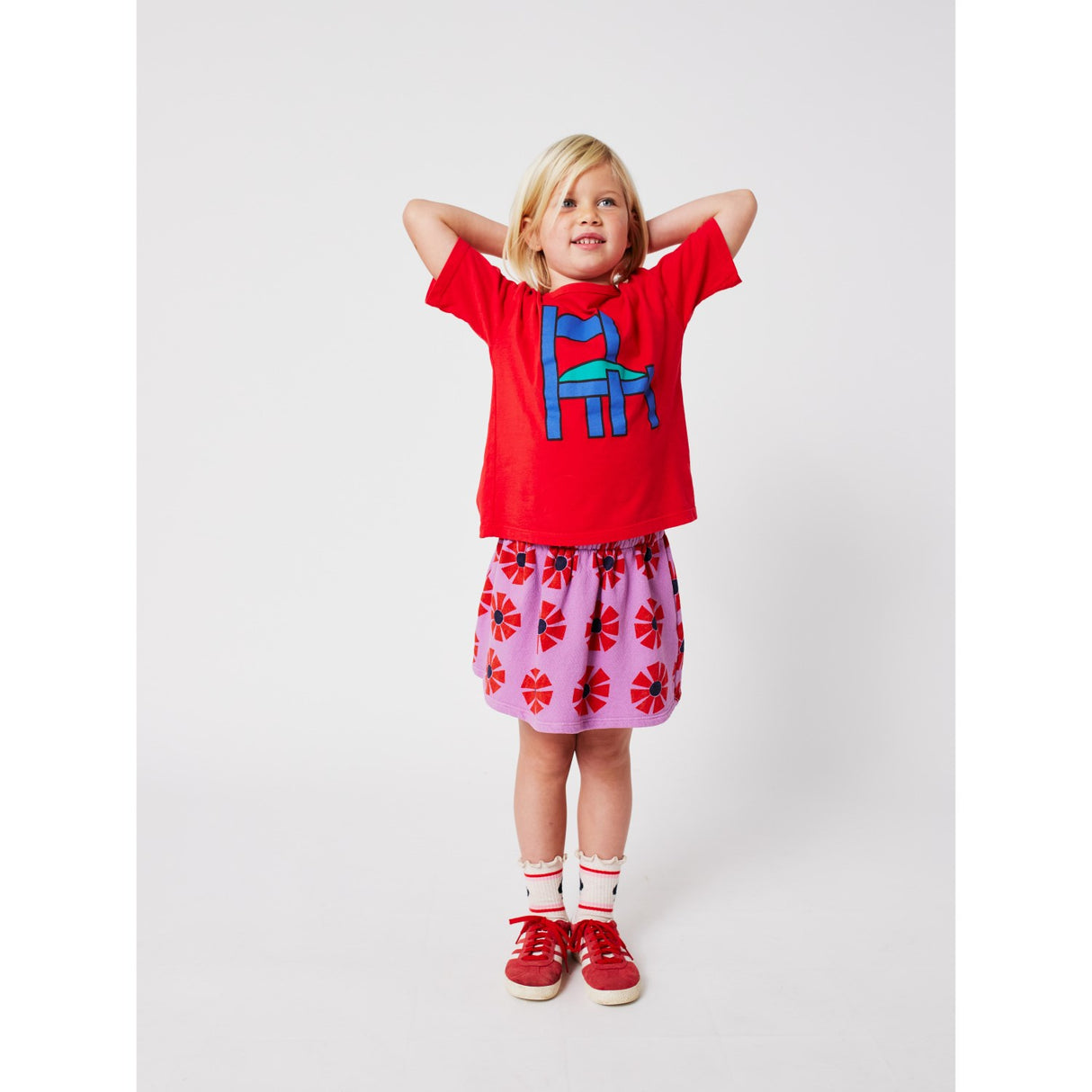 Bobo Choses Purple Kaleidoscope All Over Skirt