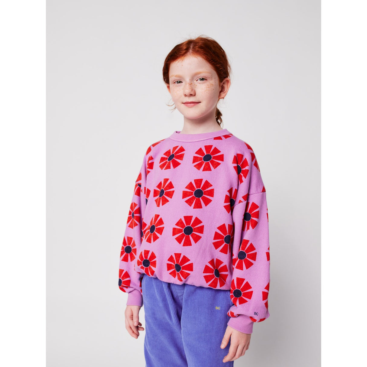 Bobo Choses Purple Kaleidoscope All Over Sweatshirt