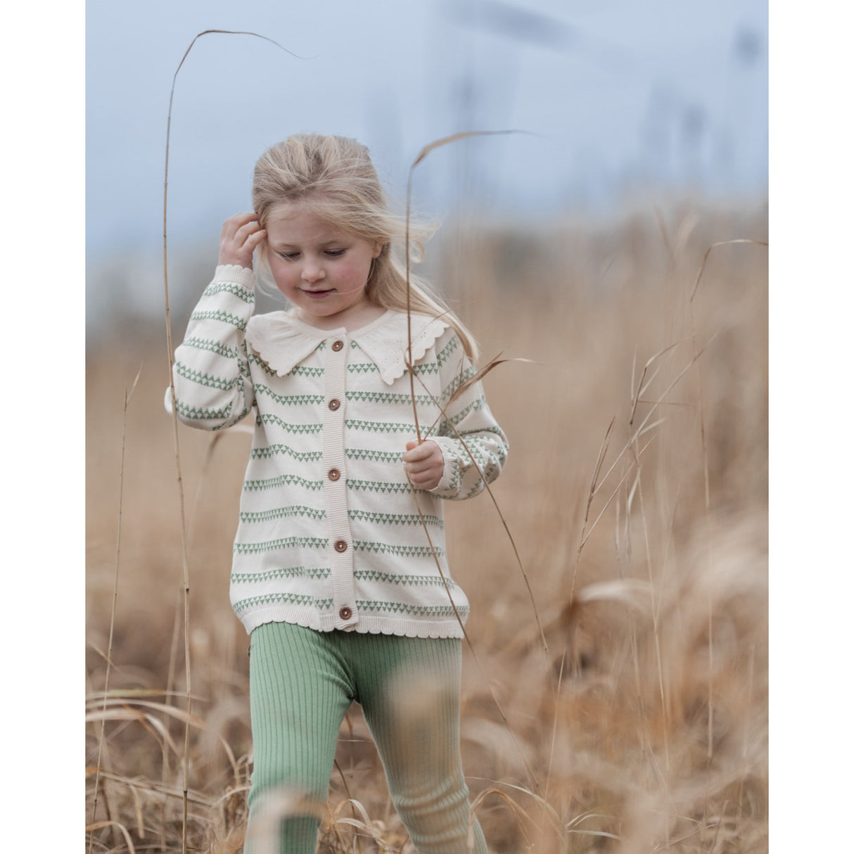 Hanevild Shale Green Tilde Pants