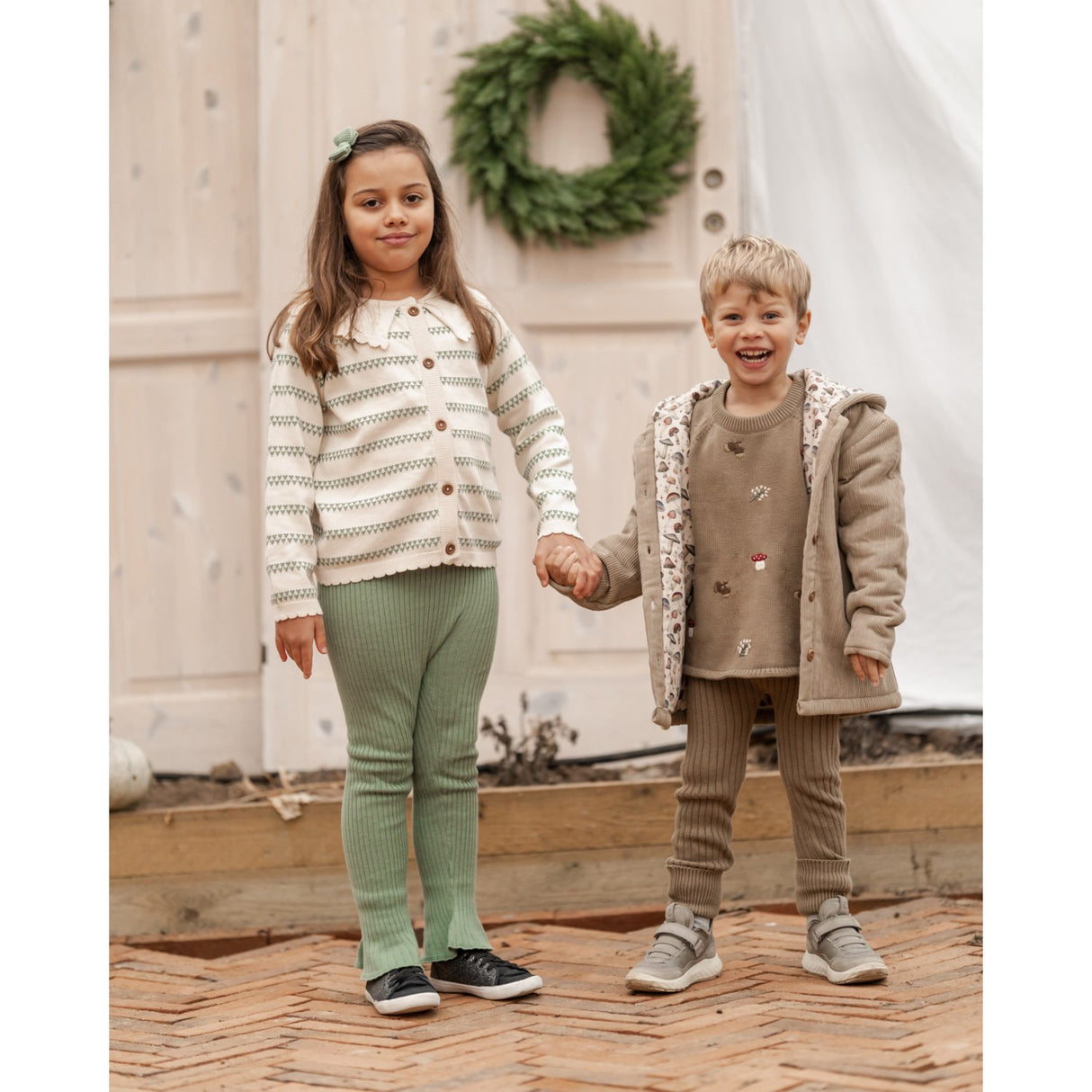 Hanevild Shale Green Tilde Pants