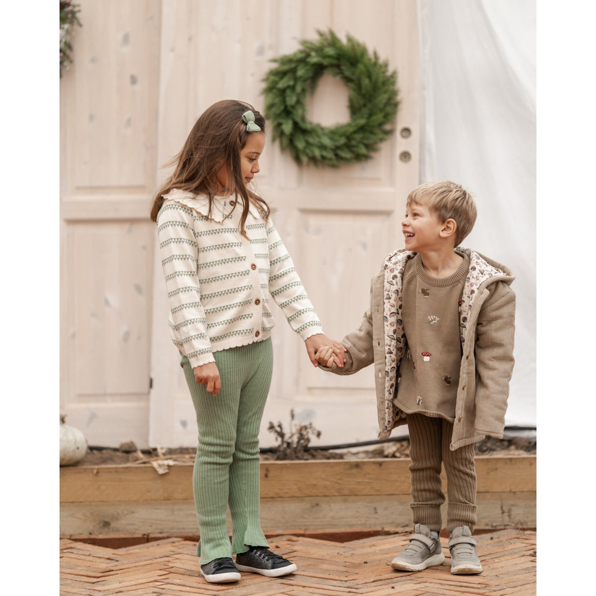 Hanevild Shale Green Tilde Pants