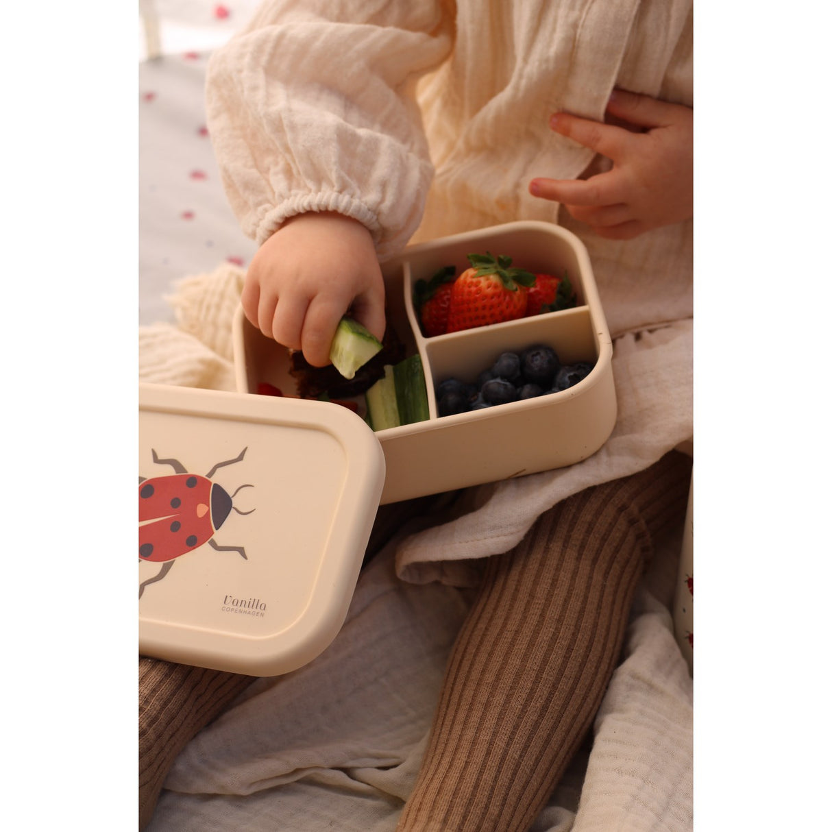 Vanilla COPENHAGEN Lady Lovebug Lunch Box - Silicone