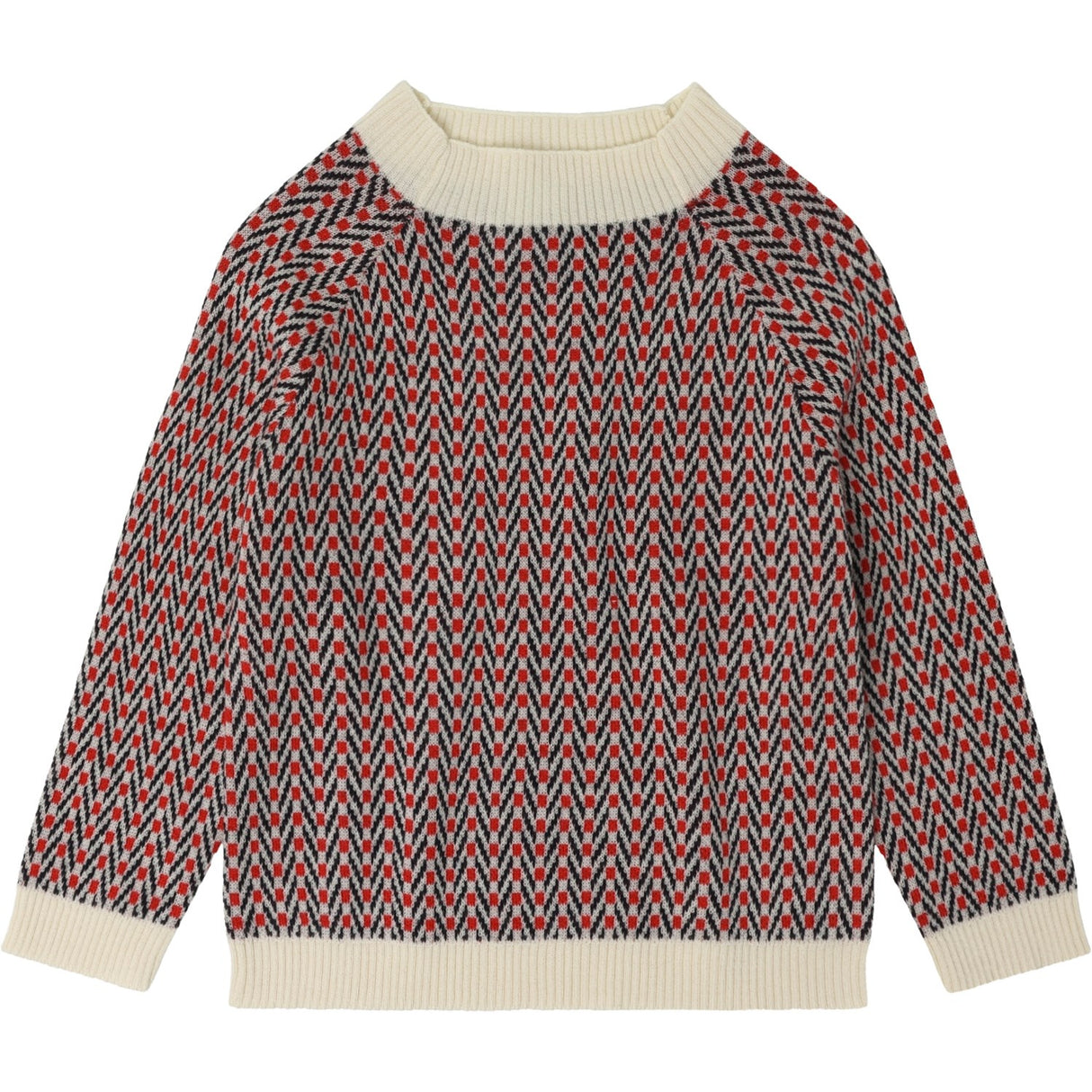 FUB Ecru Herringbone Sweater