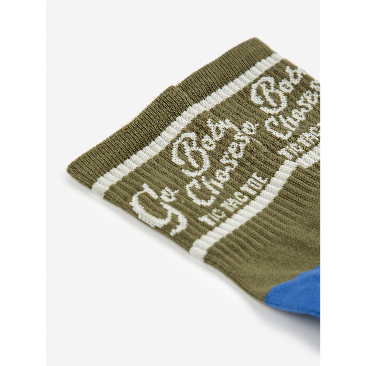Bobo Choses Khaki Go Bobo Short Socks