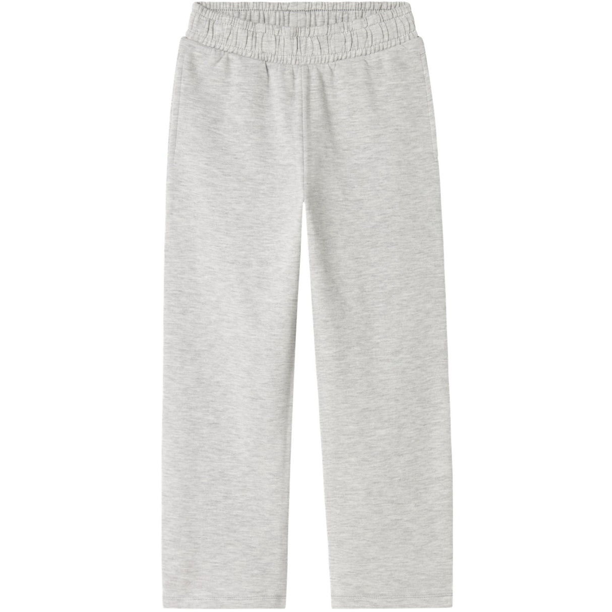 Name It Light Grey Melange Nkmmallo Straight Sweat Pants Bru Noos