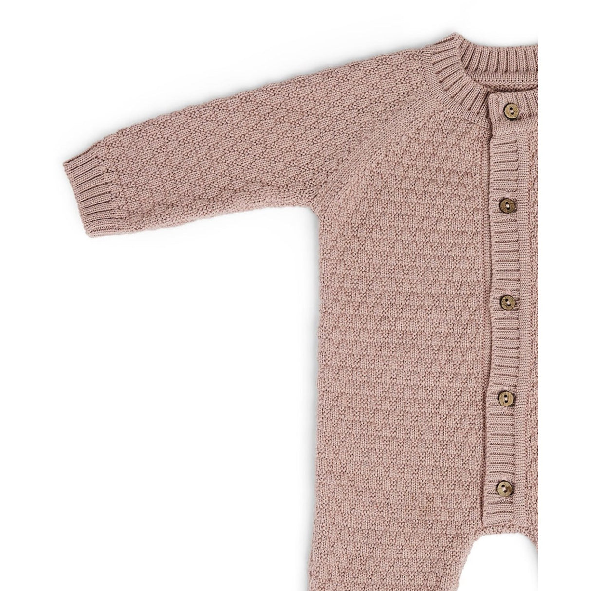 Smallstuff Powder Jumpsuit Square Knit Merino Wool