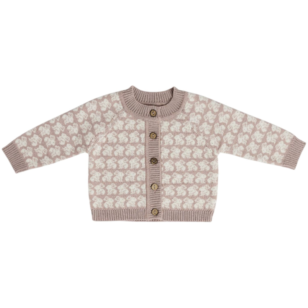 Smallstuff Powder Cardigan Ao Rabbits Merino Wool Powder