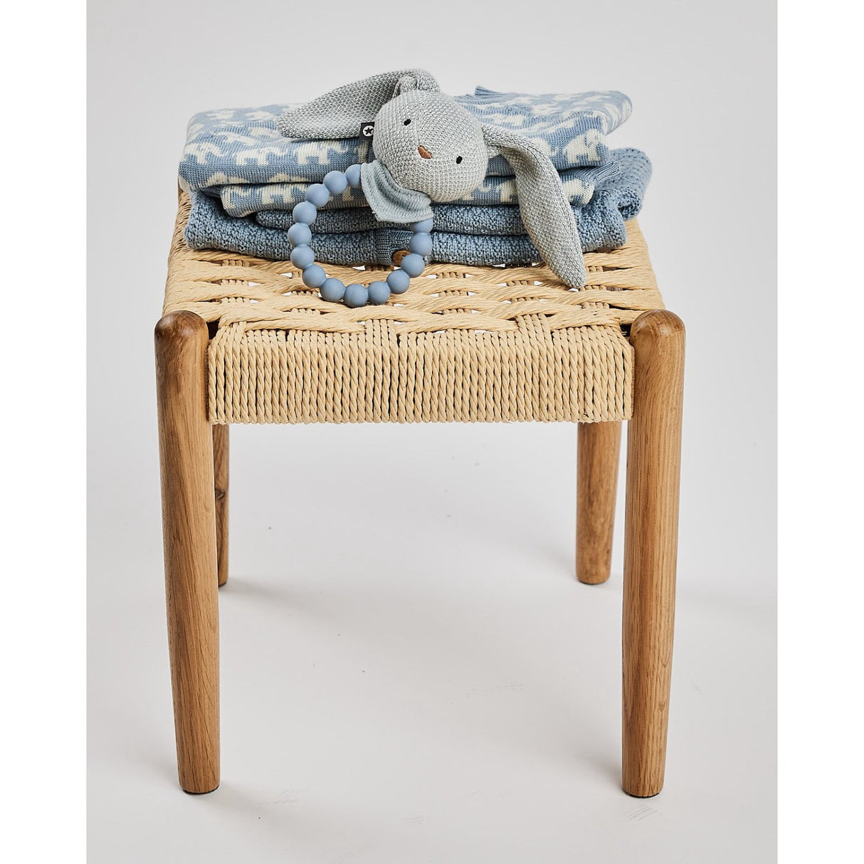 Smallstuff Blue Vest Ao Elephants Merino Wool