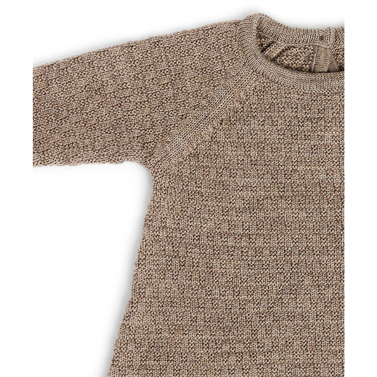 Smallstuff Nature Melange Dress Square Knit Merino Wool