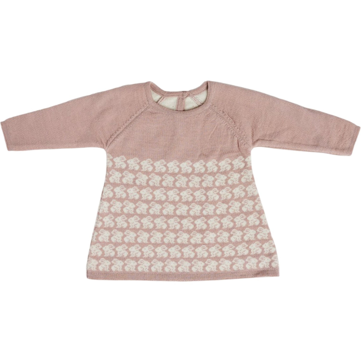 Smallstuff Powder Dress Ao Rabbits Merino Wool