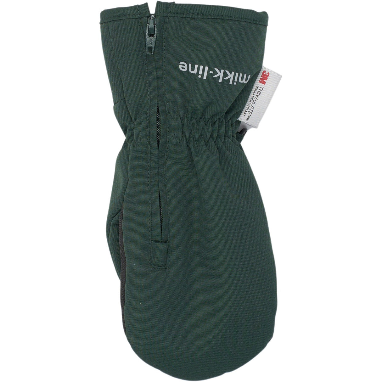 Mikk-Line Darkest Sprouse Polyester Tussor Mittens With Zipper