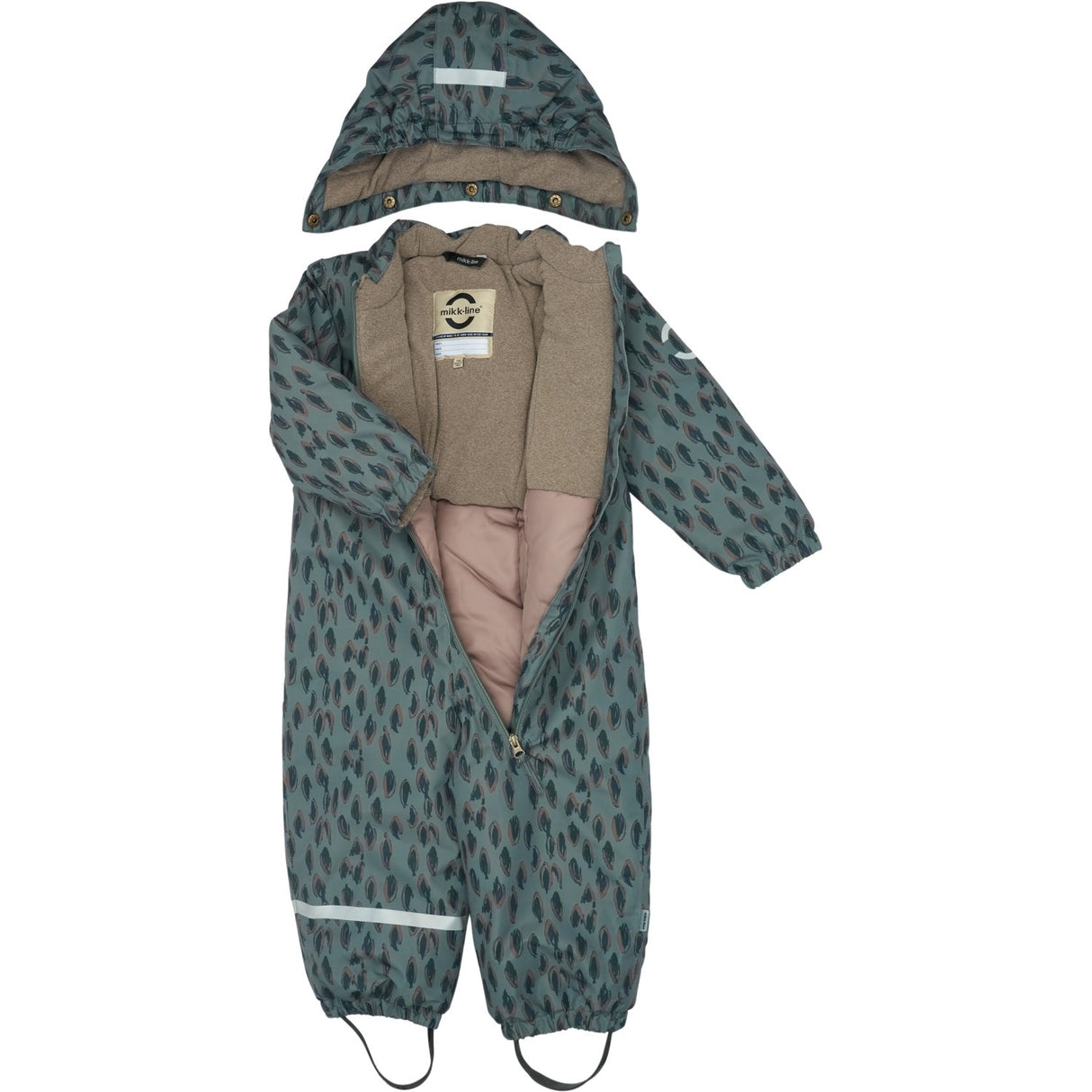 Mikk-Line Balsam Green Snow Suit AOP