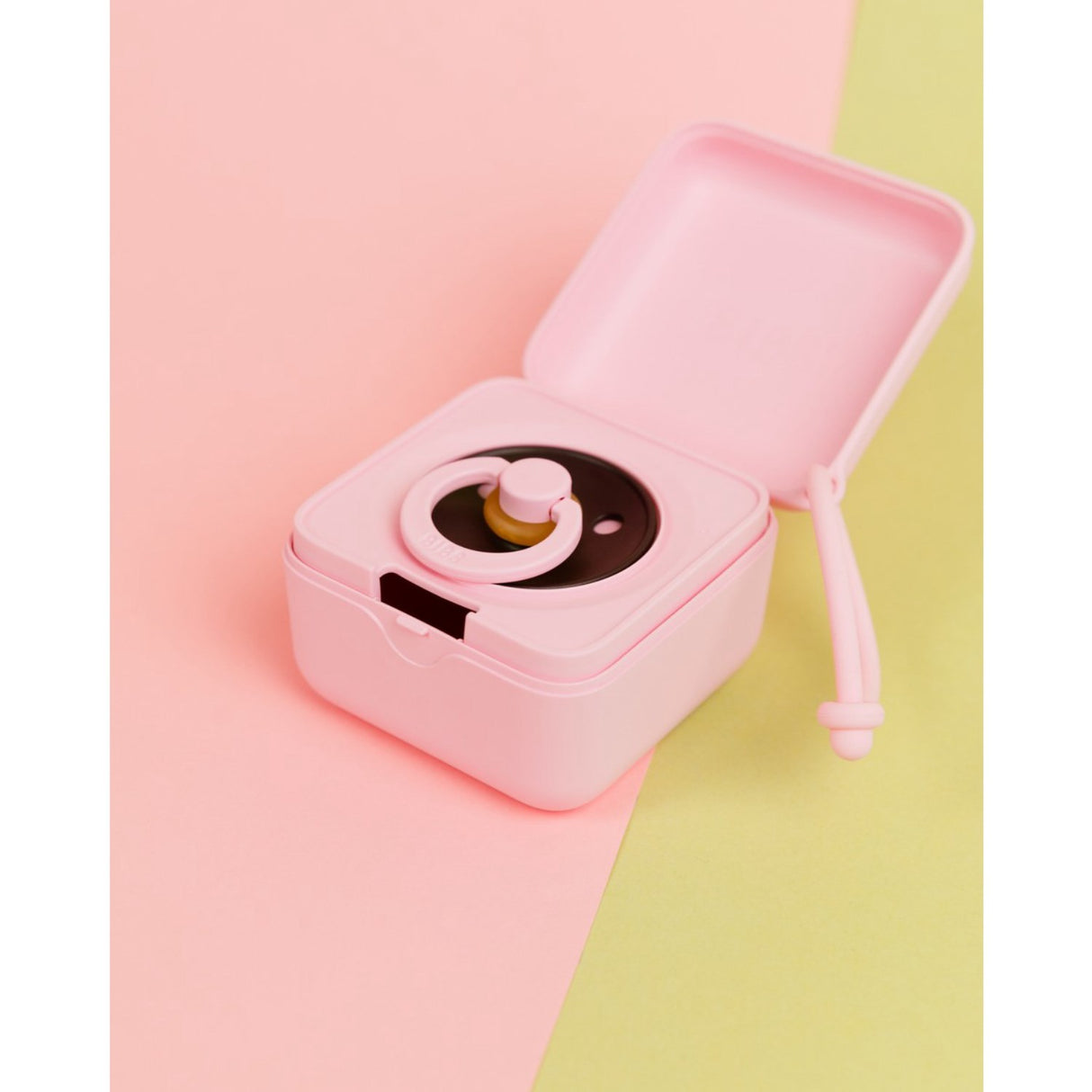 Bibs Baby Pink Pacifier Box