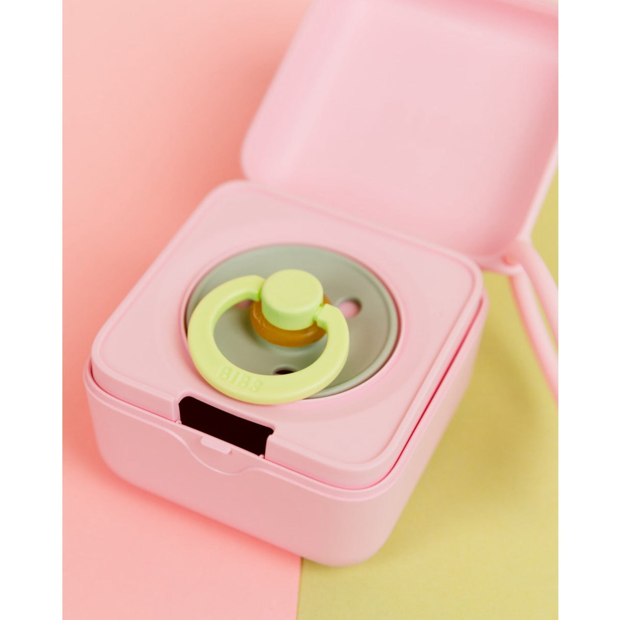Bibs Baby Pink Pacifier Box