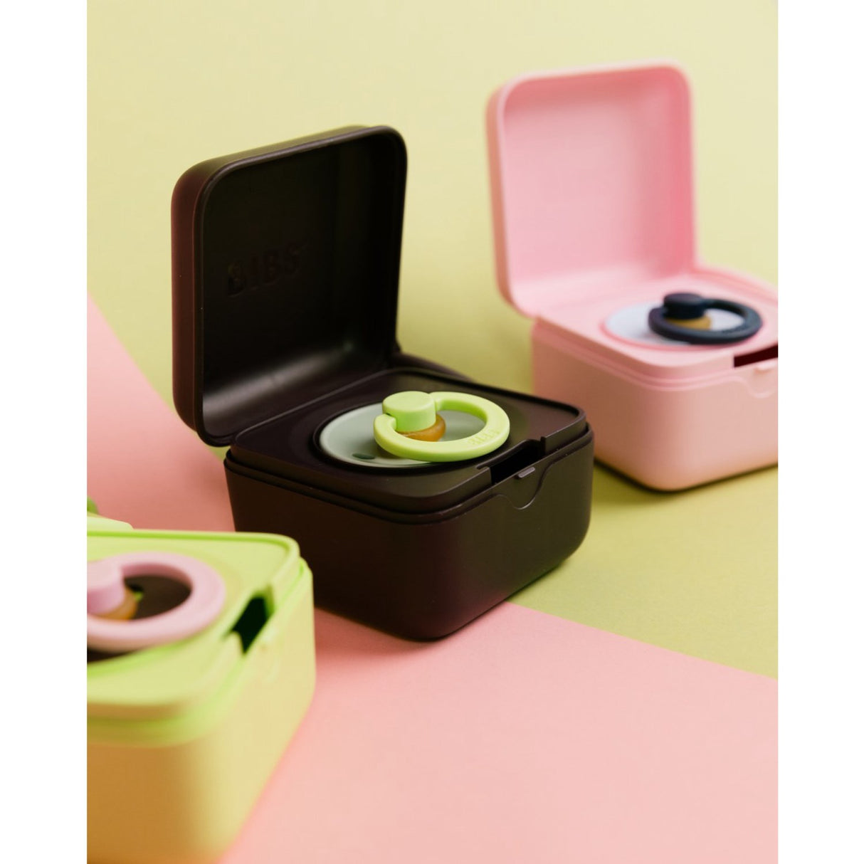 Bibs Plum Pacifier Box