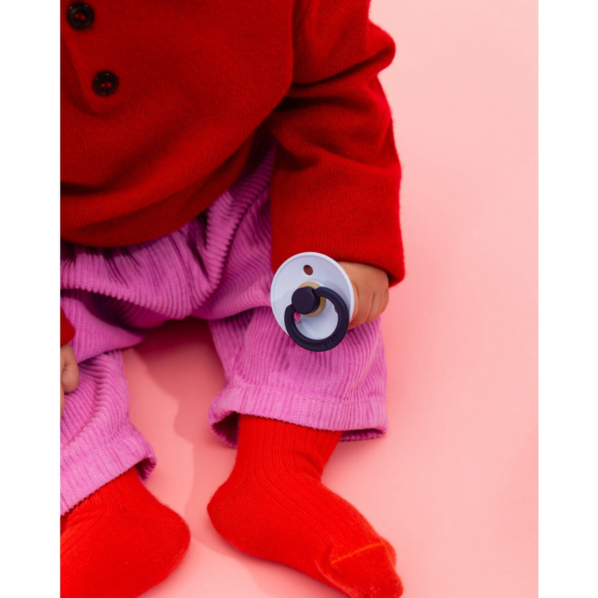 Bibs Baby Blue Pacifier Studio Colour 2-Pack Fusion Latex Petrol Mix