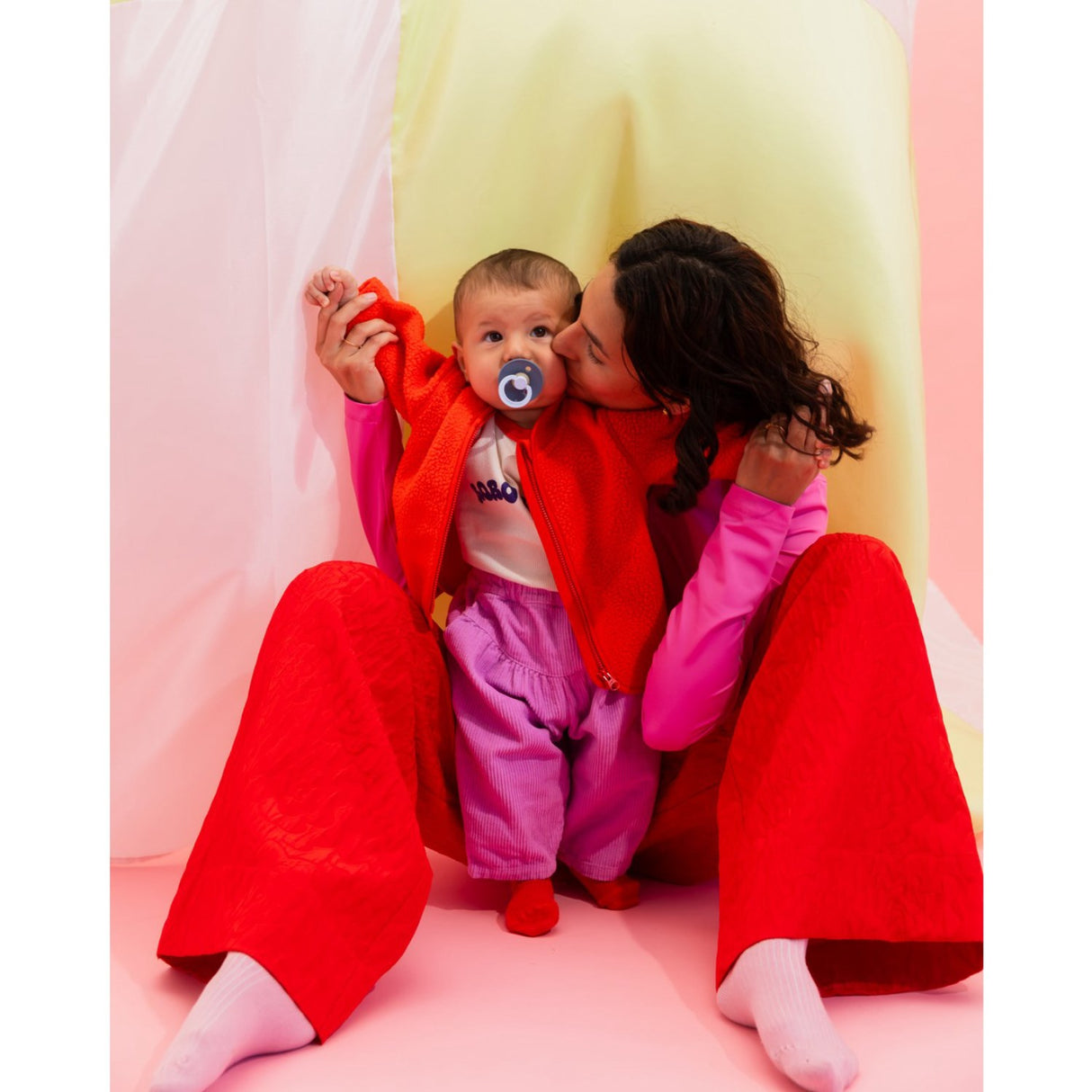 Bibs Baby Blue Pacifier Studio Colour 2-Pack Fusion Latex Petrol Mix