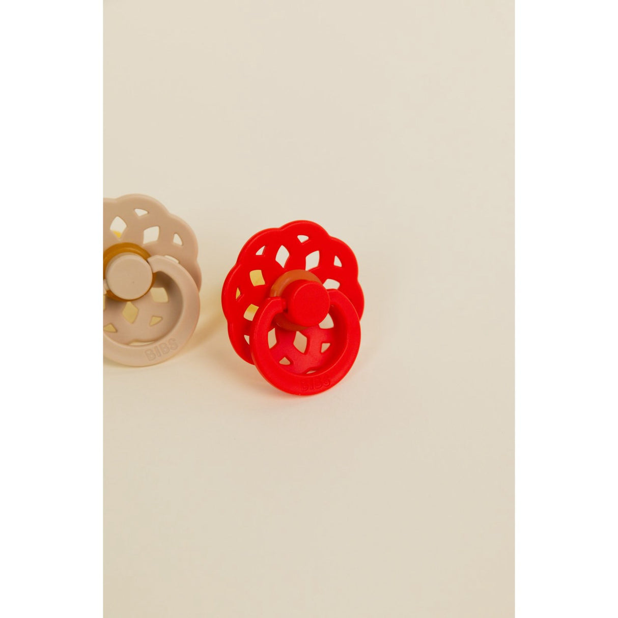 Bibs Vanilla Pacifier Boheme 2-Pack Latex Candy Apple