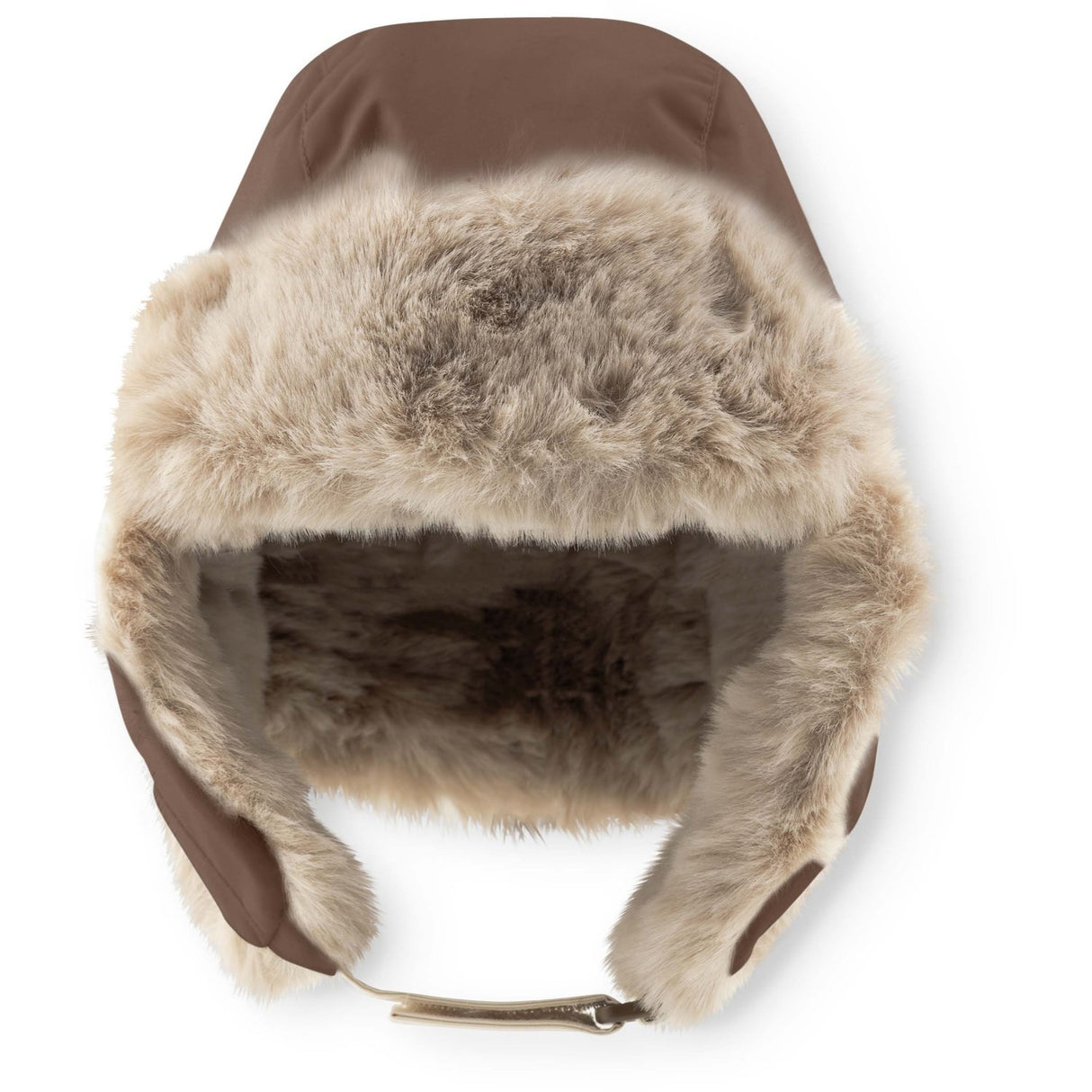 Mini A ture Chestnut Brown Matcrister Teddy Lined Winter Hood