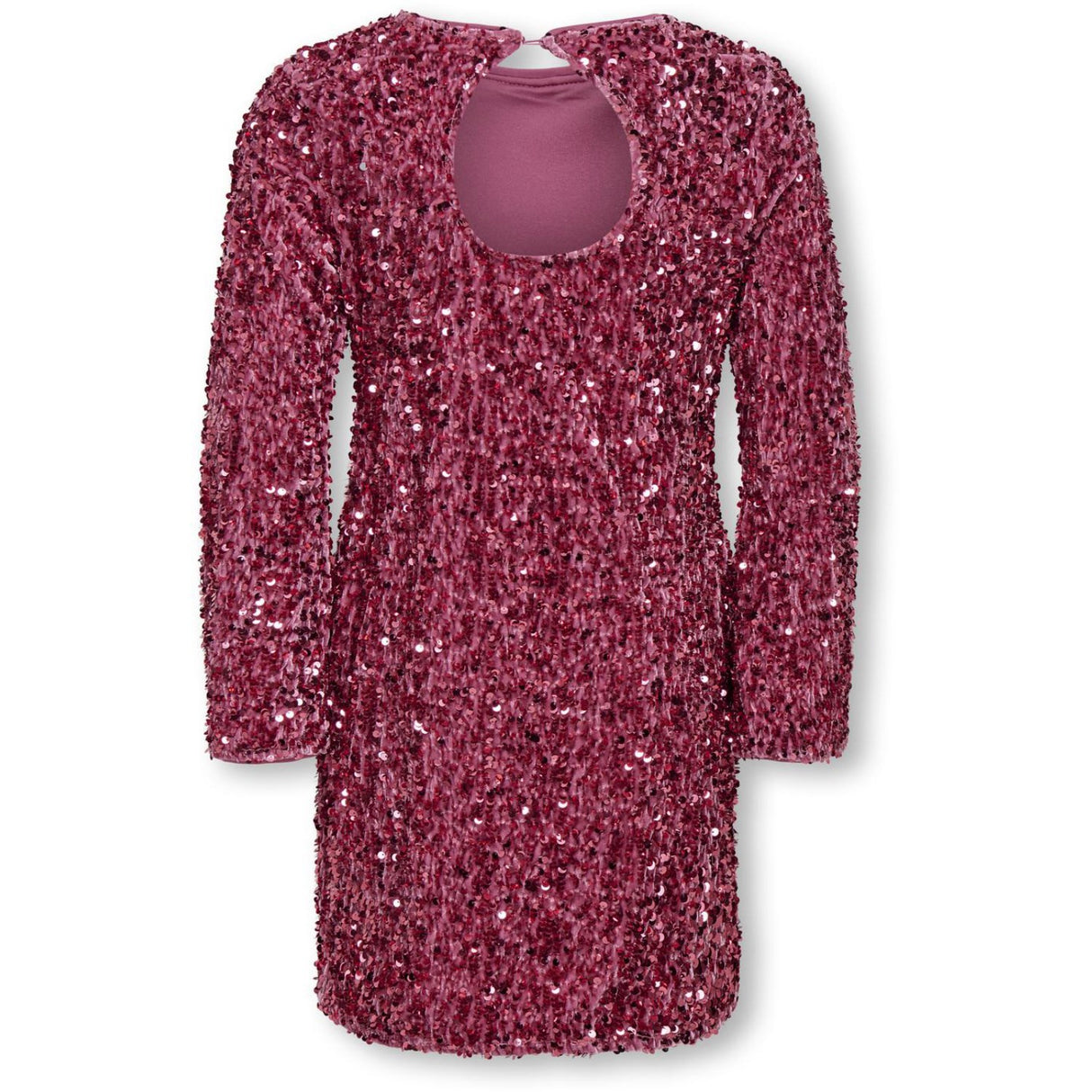 kids ONLY Rose Wine Kogconfidence Life Ls Seq Flrd Dress Jrs