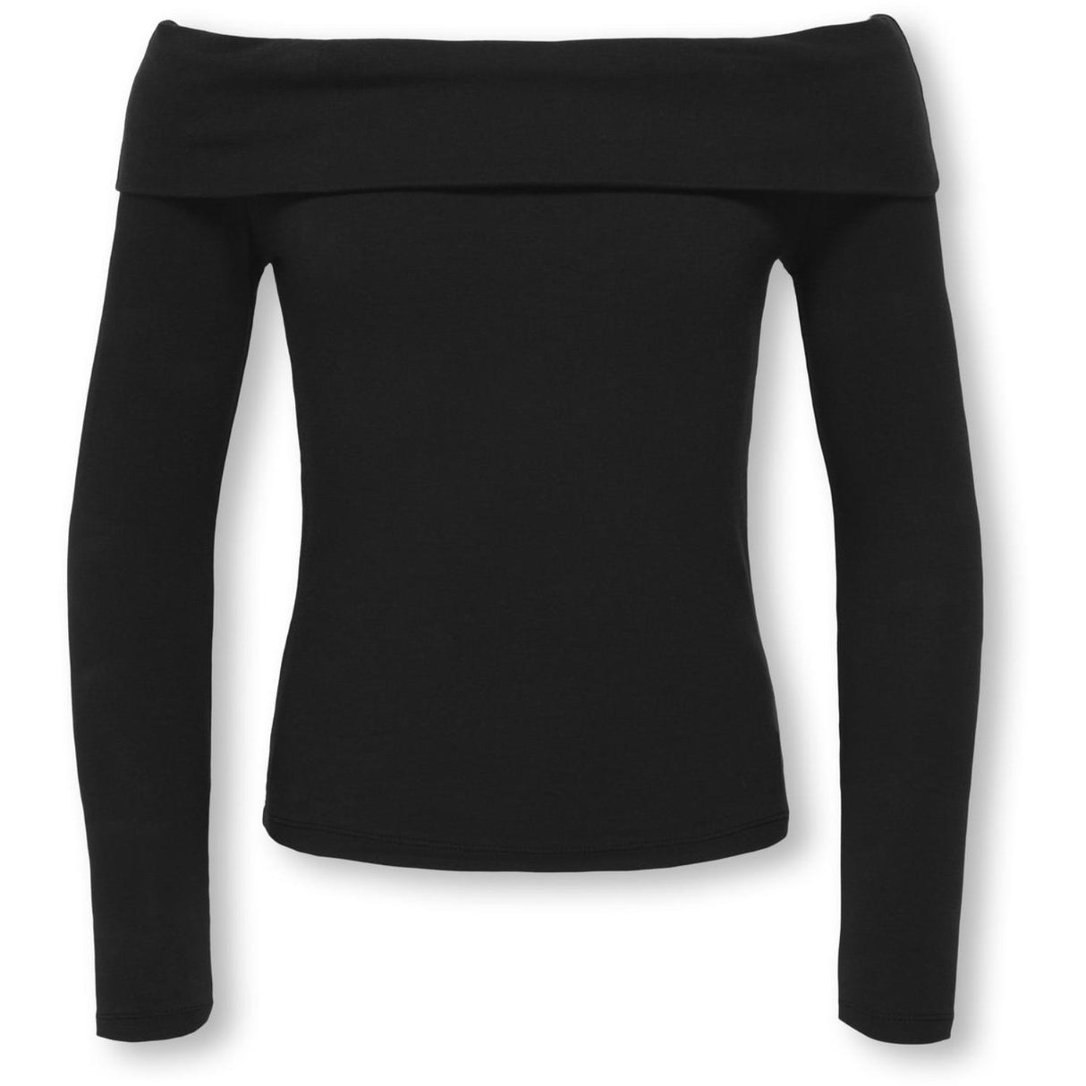 kids ONLY Black Kogane Ls Off Shoulder Top Jrs