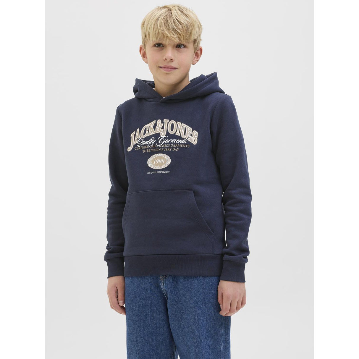 Jack & Jones Junior Sky Captain Jjari Branding Sweat Hood Jnr