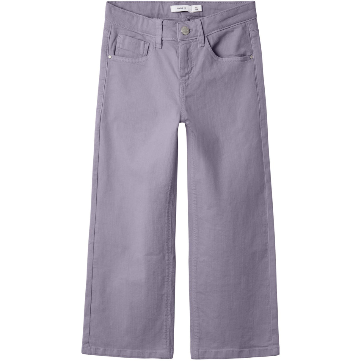 Name It Lavender Gray Nkfrose Wide Twi Pants 1115-Tp Noos