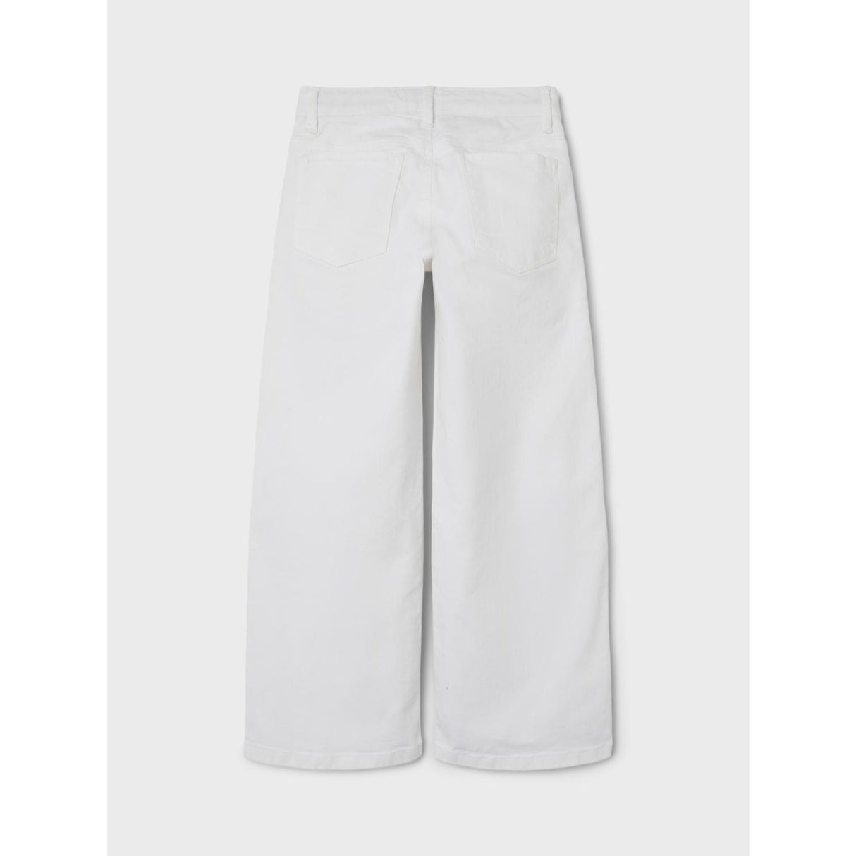 Name It Bright White Nkfrose Wide Twi Pants 1115-Tp Noos