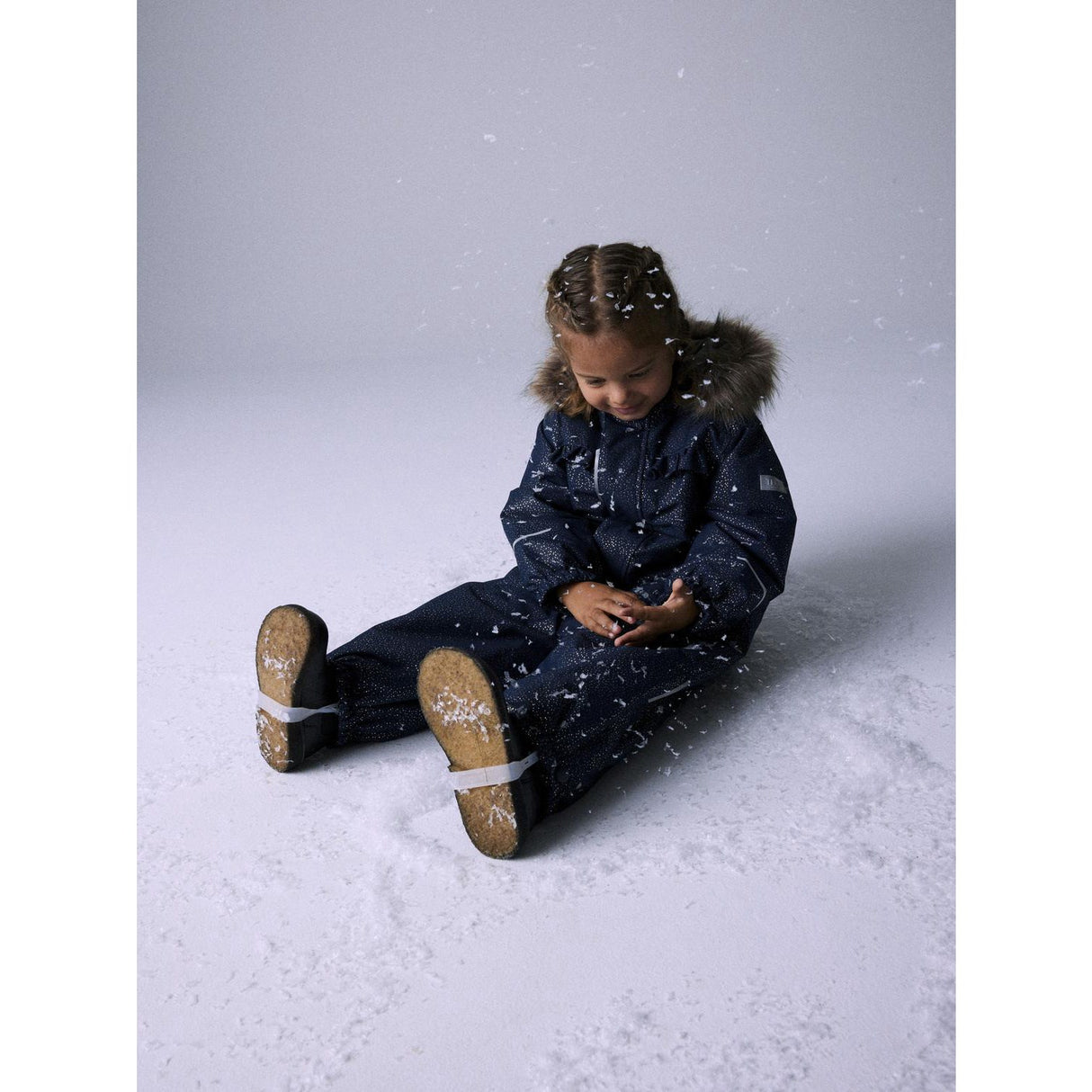 Name It Dark Sapphire Nmfsnow10 Suit Frill Glitter Fo