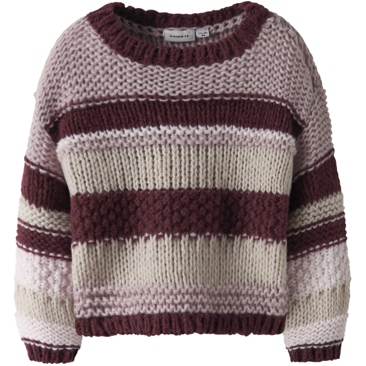Name It Burgundy Nmfoline Ls Knit